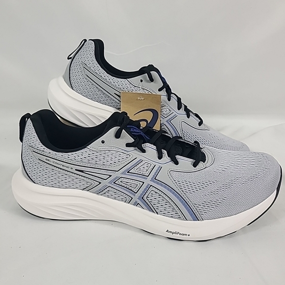 Asics Other - NEW Asics Men's Gel-Contend 9 Piedmont Grey/Black Sneakers Sz 12